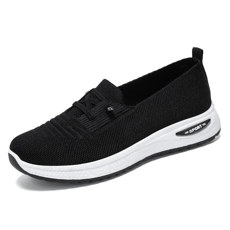 Damen Sportliche Sneaker mit elastischem Strick-Obermaterial und dämpfender Sohle Echo Archiv