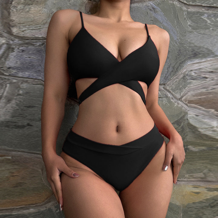 Damen Triangel-Bikini mit modischen Akzenten Echo Archiv