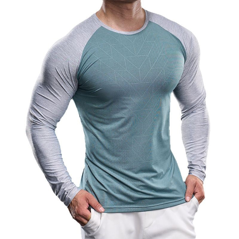 Herren sportliches Funktionsshirt mit langen Ärmeln Echoarchiv