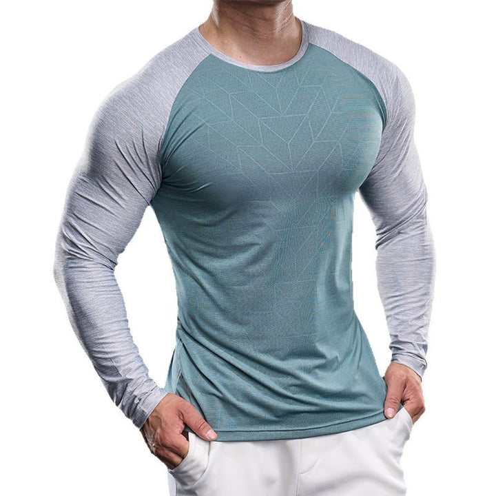 Herren sportliches Funktionsshirt mit langen Ärmeln Echoarchiv