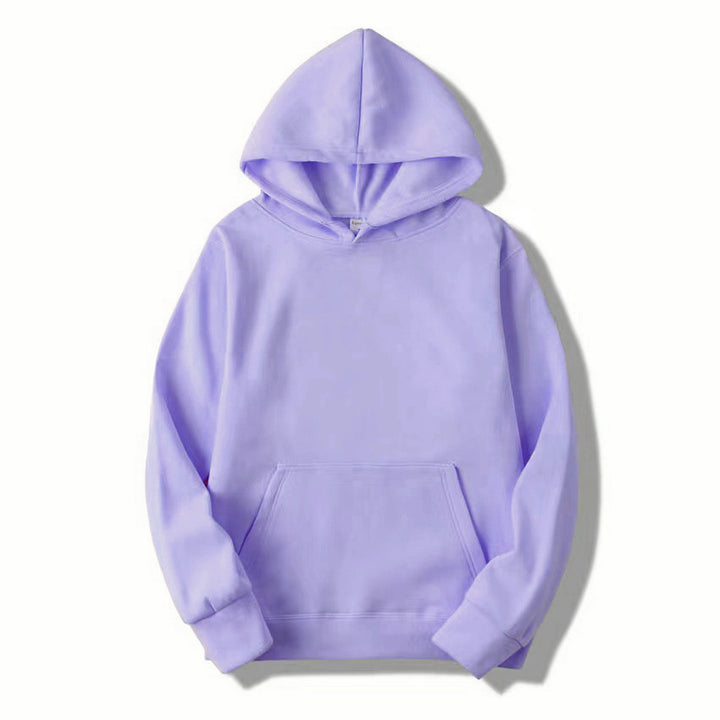 Unisex schlichter Kapuzenpullover mit Kängurutasche, gerippten Bündchen und relaxed Fit Echo Archiv