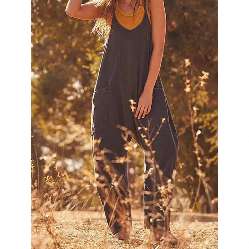 Damen Overall mit lässigem Schnitt und praktischen Taschen Echo Archiv
