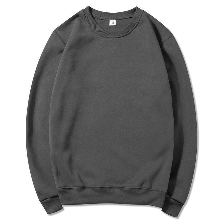 Unisex zeitloser Rundhals-Sweater ohne Kapuze mit angerauter Innenseite und verstärktem Nacken Echo Archiv