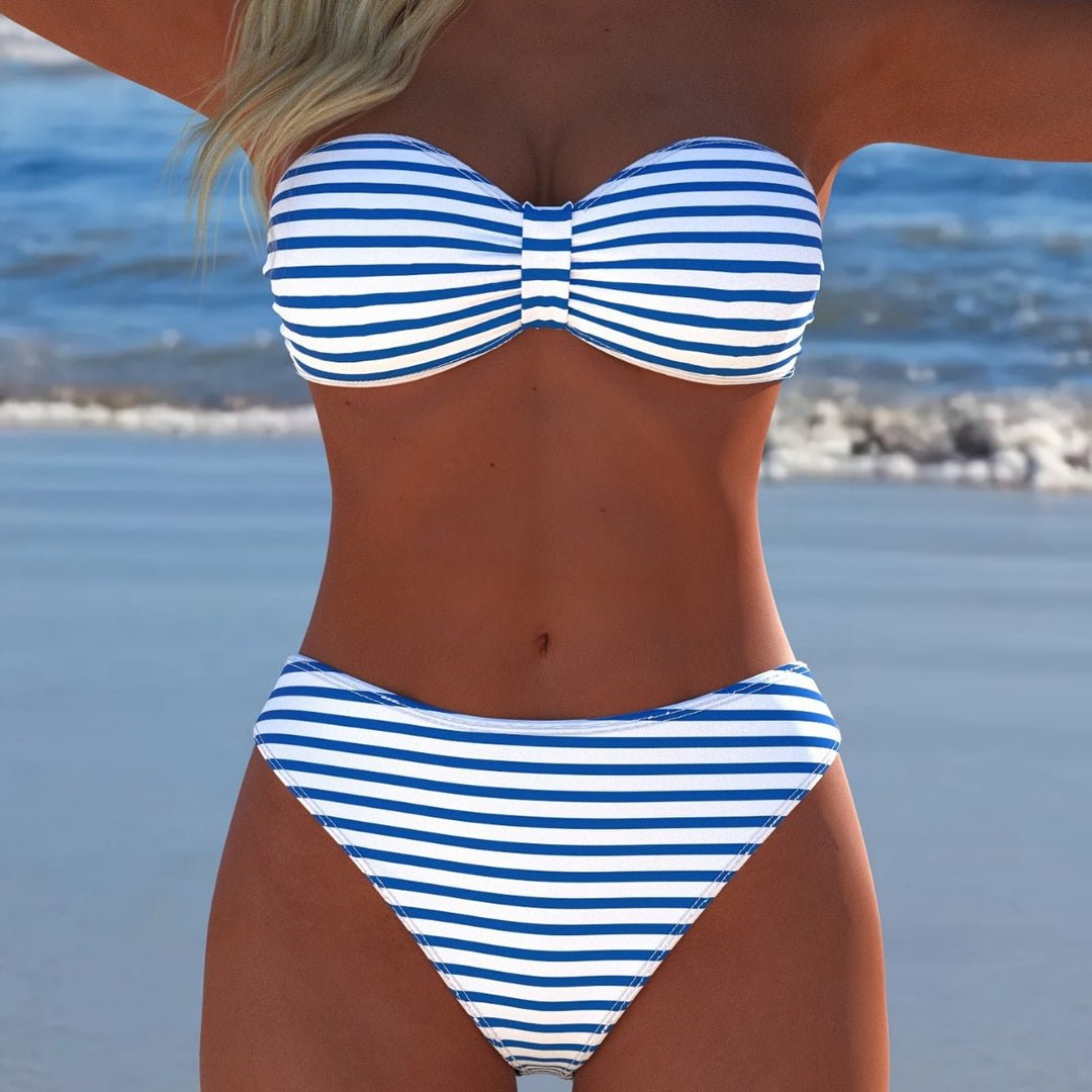 Damen Balconette Bikini mit floralem Design und verstellbaren Trägern Echo Archiv