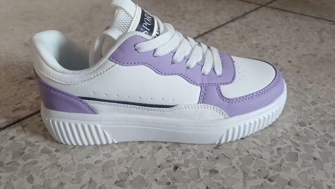 Damen nan Plateau-Sneaker mit besonders dicker Laufsohle und gepolstertem Komfortfußbett Echo Archiv