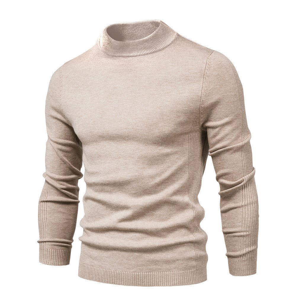 Herren Rollkragenpullover aus weichem Strickstoff Echoarchiv