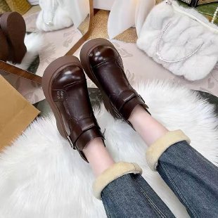 Damen Stilvolle Leder-Boots mit Kuschelfutter Echo Archiv