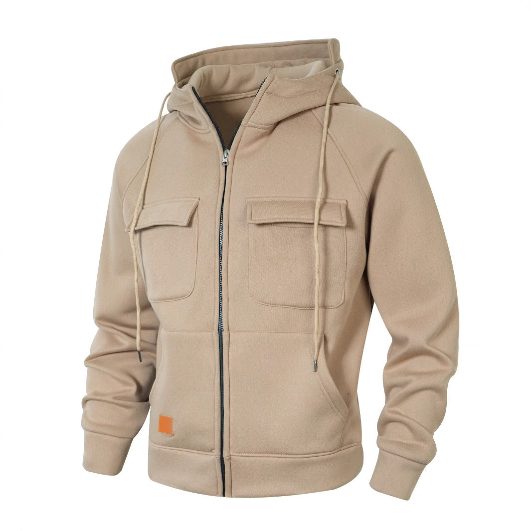Herren Kapuzenjacke mit praktischen Taschen und modischem Design Echoarchiv