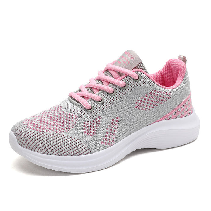 Damen nan leichte Laufschuhe mit atmungsaktivem Strickobermaterial und viskoelastischer Komfortsohle Echo Archiv
