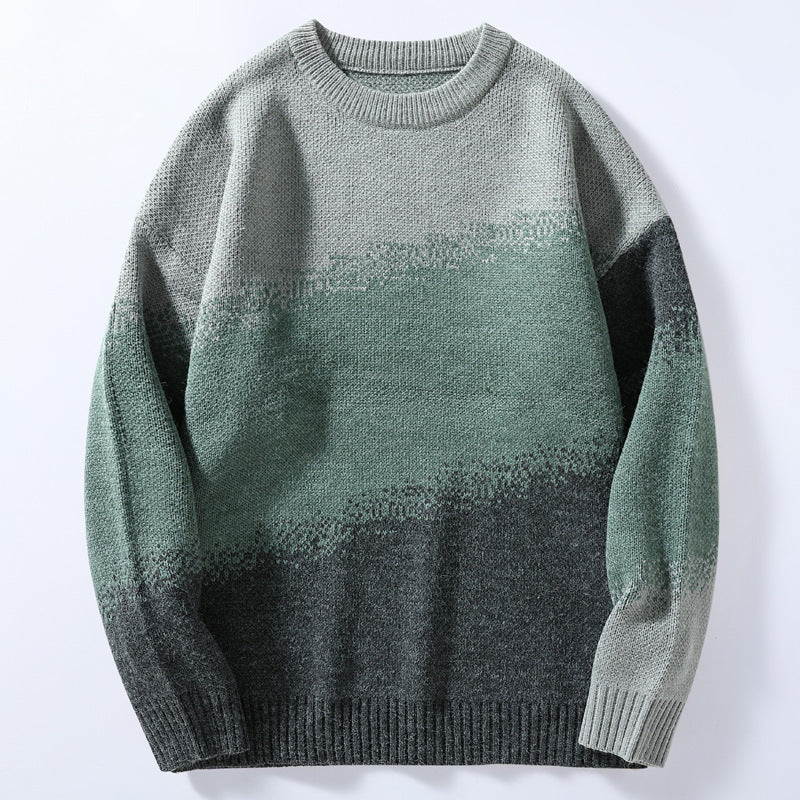 Damen Hochwertiger Rundhalsausschnitt Pullover Echoarchiv