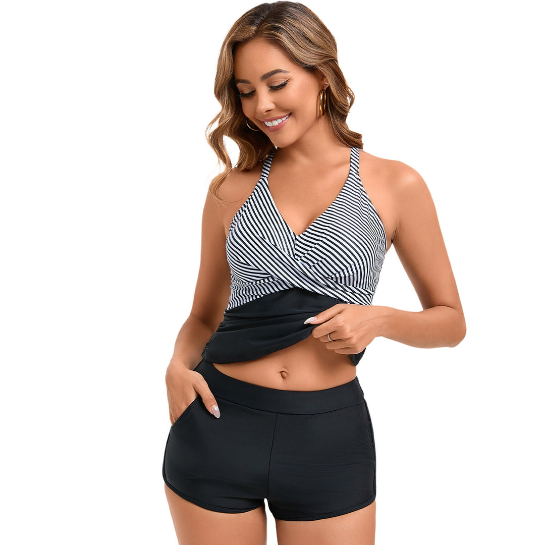 Damen Retro Badeanzug mit bequemen Shorts Echo Archiv