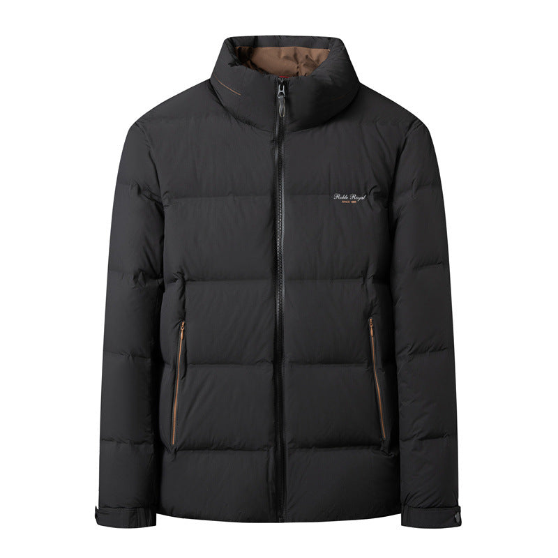 Herren Steppjacke mit Thermofüllung und hohen Stehkragen Echoarchiv