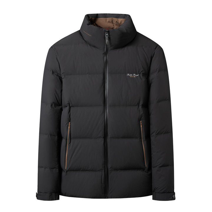 Herren Steppjacke mit Thermofüllung und hohen Stehkragen Echoarchiv