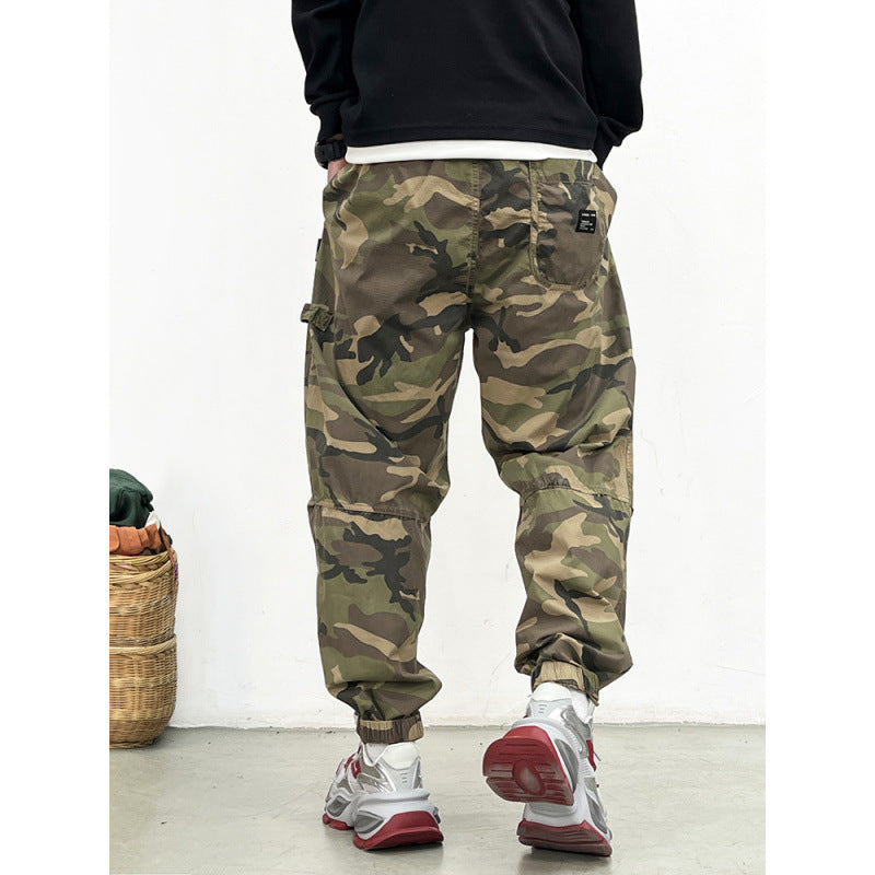 Herren Bequeme Camouflage Cargo-Hose Echo Archiv