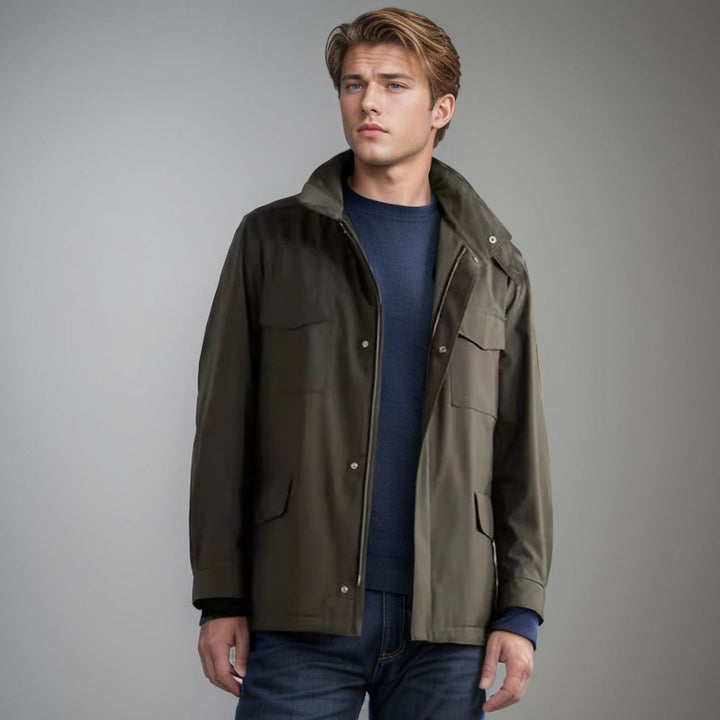Herren moderne Utility-Jacke mit praktischen Taschen Echoarchiv