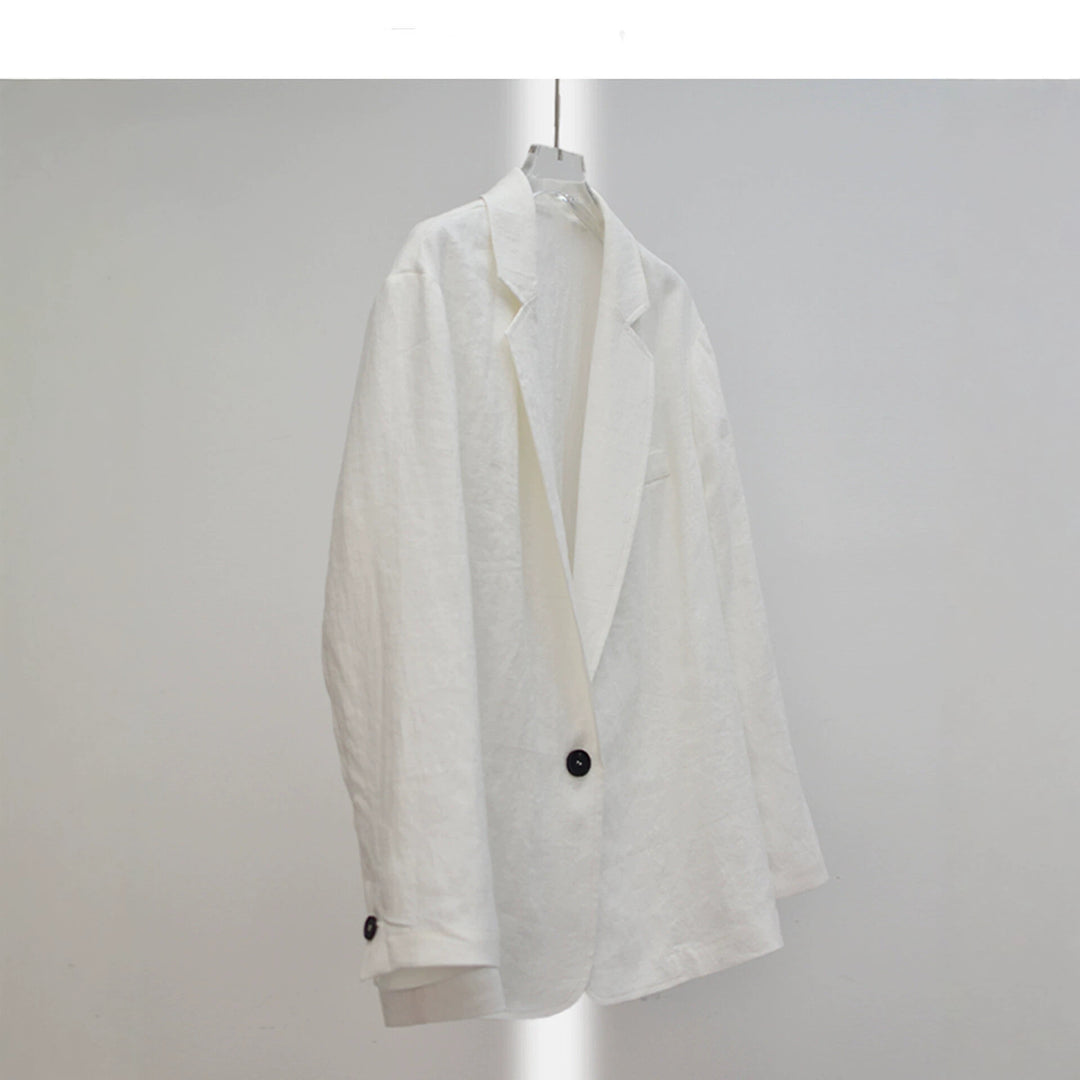Damen Eleganter und lässiger Leinenblazer Echoarchiv