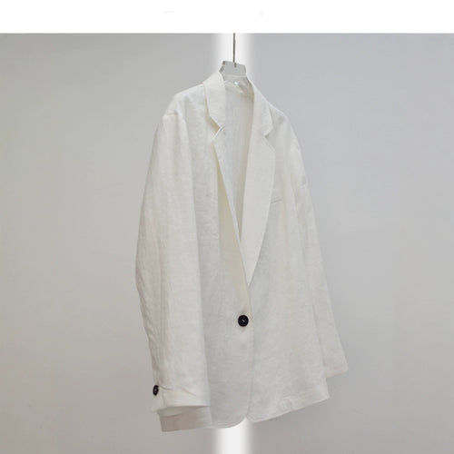 Damen Eleganter und lässiger Leinenblazer Echoarchiv