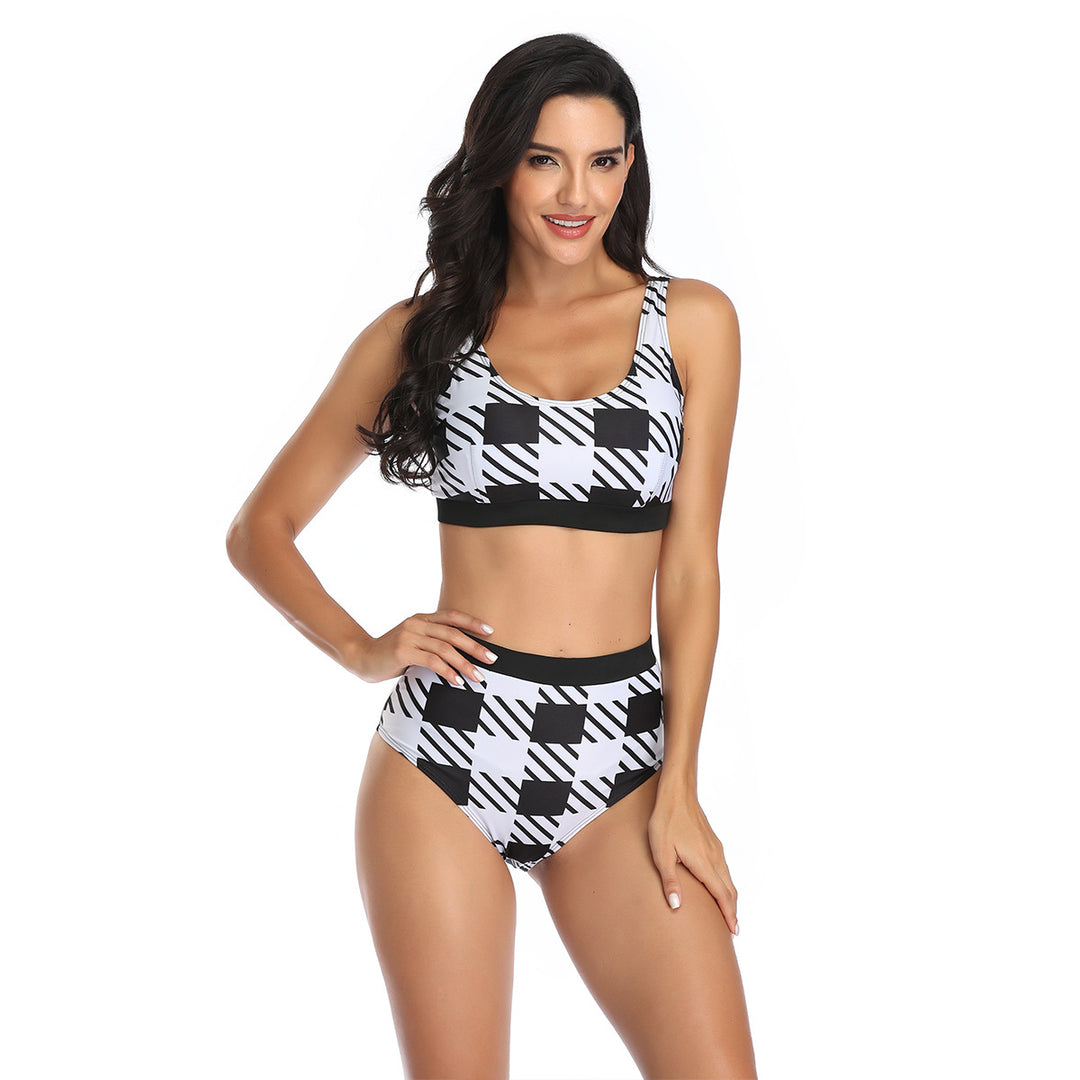 Damen Sport-Bikini mit hoch geschnittenem Hosenbund von Echo Archiv