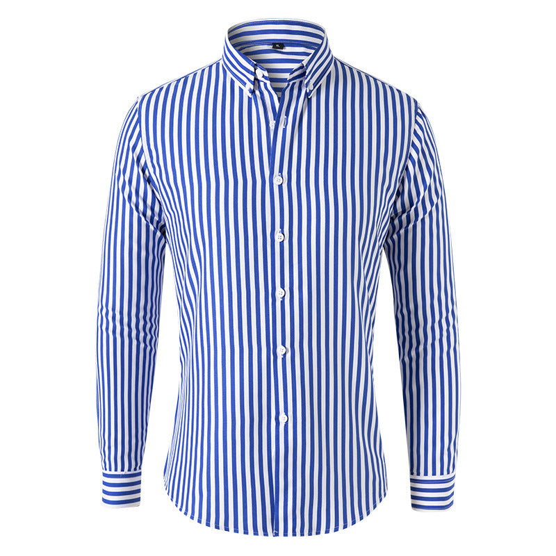 Herren Gestreiftes Slim‑Fit Hemd mit Button‑Down‑Kragen und taillierter Silhouette Echo Archiv