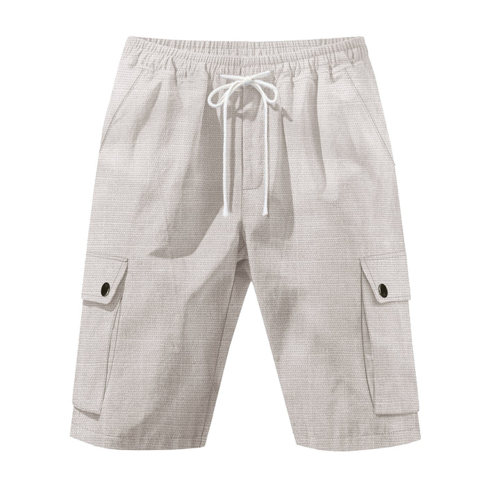 Herren lässige Cargo-Shorts mit elastischem Bund und praktischen Taschen Echoarchiv
