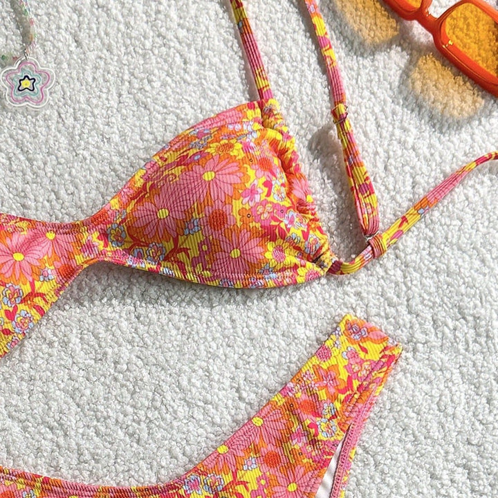 Damen Blumenmuster Bikini Echo Archiv