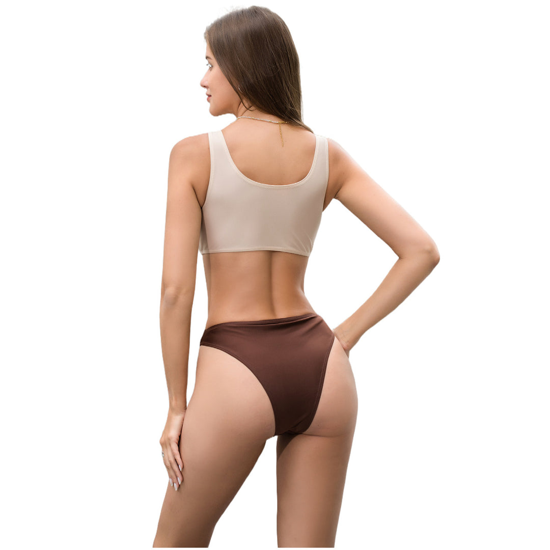 Damen Einteiler Badeanzug mit innovativem Cut-Out und schickem Ringdetail Echo Archiv