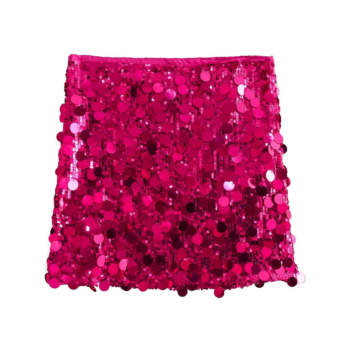 Damen Glitzernder Minirock mit Pailletten und elastischem Bund Echo Archiv