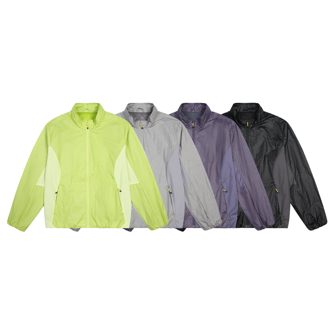 Damen Ultraleichte Lauf- und Windjacke mit Stehkragen und Mesh-Futter Echoarchiv