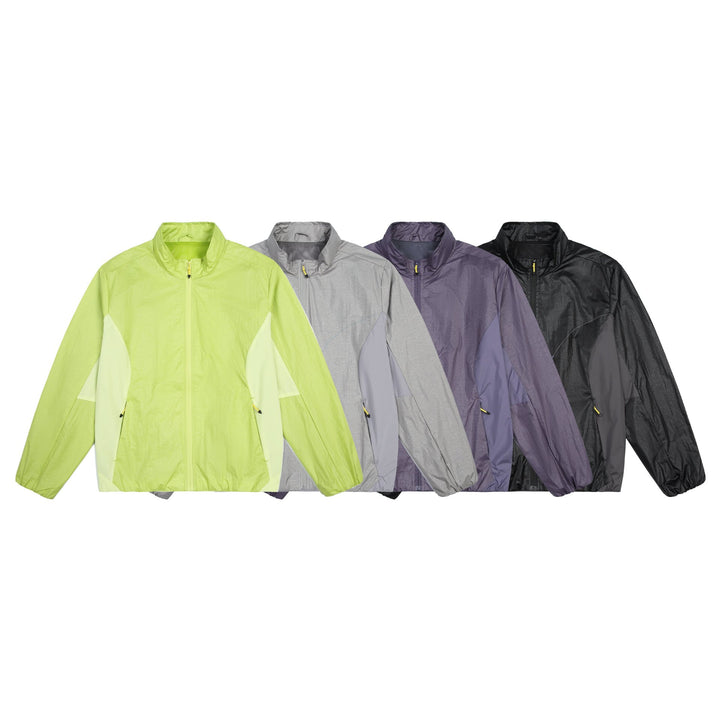 Damen Ultraleichte Lauf- und Windjacke mit Stehkragen und Mesh-Futter Echoarchiv
