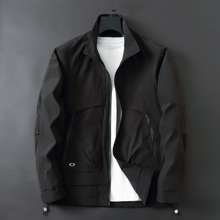 Herren Leichte Utility-Fieldjacke mit verstellbarem Saum und verdeckten Reißverschlusstaschen Echo Archiv