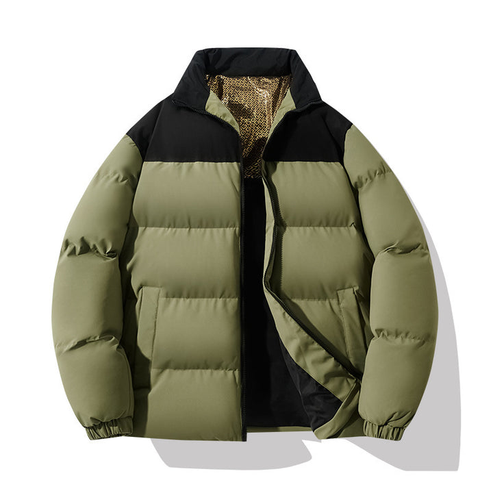 Herren isolierte Steppjacke mit hohem Kragen und praktischen Taschen Echoarchiv