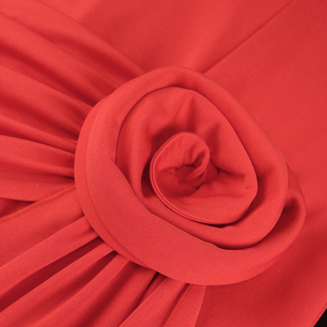 Damen figurbetontes Kleid mit asymmetrischem Drapierungsdetail Echo Archiv