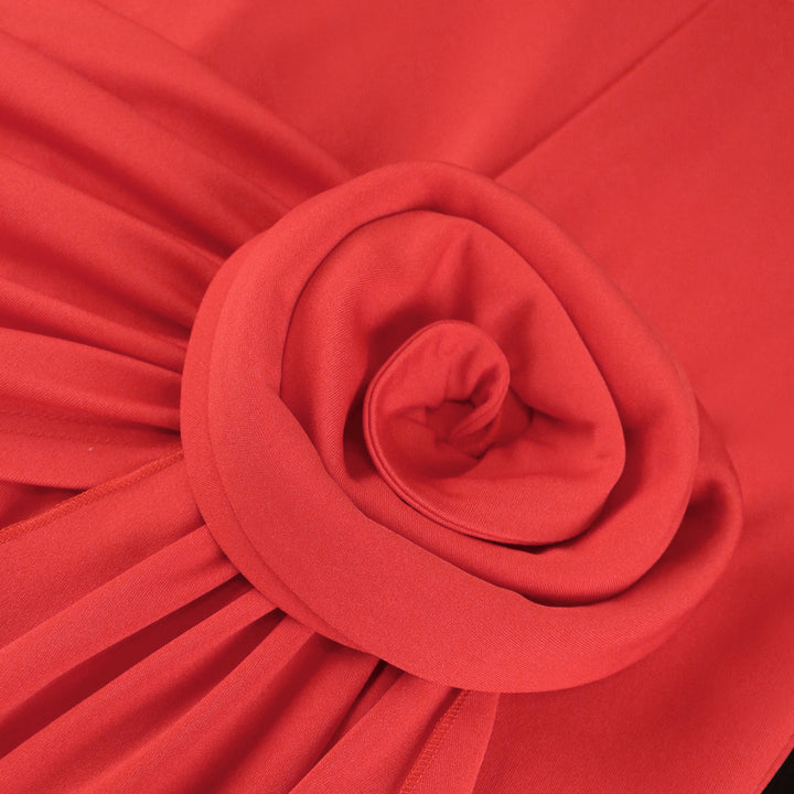 Damen figurbetontes Kleid mit asymmetrischem Drapierungsdetail Echo Archiv