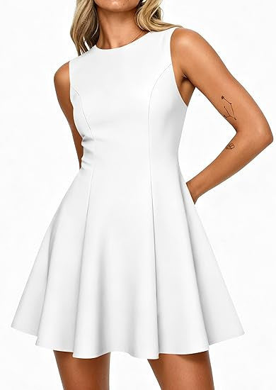 Damen klassisches A-Linienkleid Echo Archiv