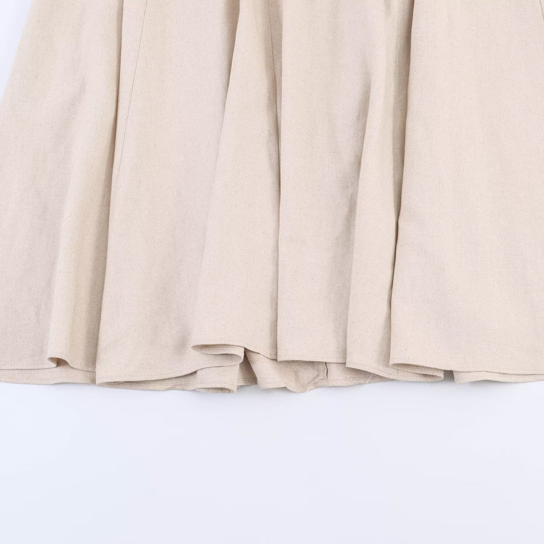 Damen V-Ausschnitt Kleid mit voluminösen Puffärmeln und schwingendem Rock Echo Archiv