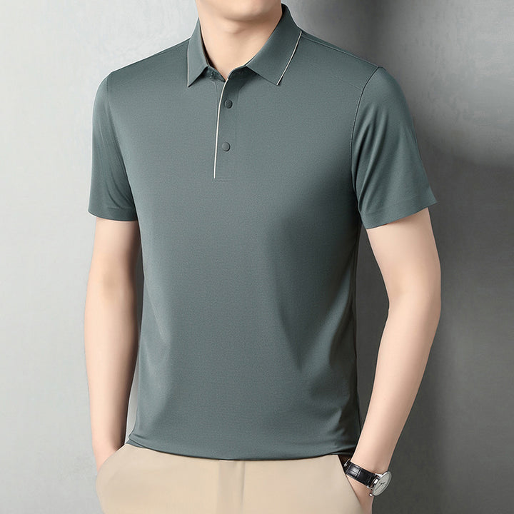 Herren stilvolles Poloshirt mit innovativer feuchtigkeitsableitender Technologie Echoarchiv
