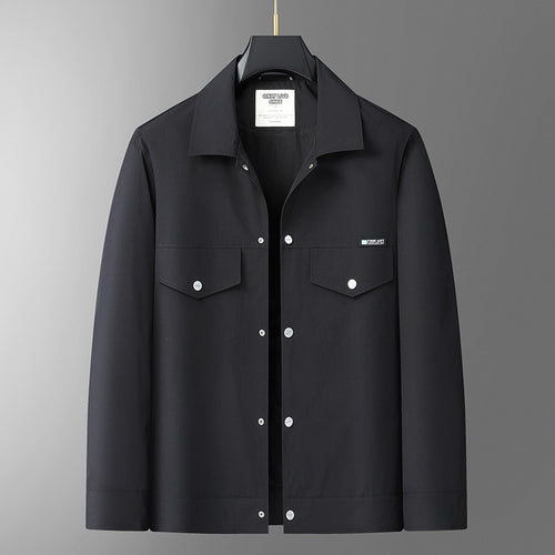 Herren Leichte Overshirt-Jacke aus Mikrofasermix mit Brustpattentaschen Echo Archiv