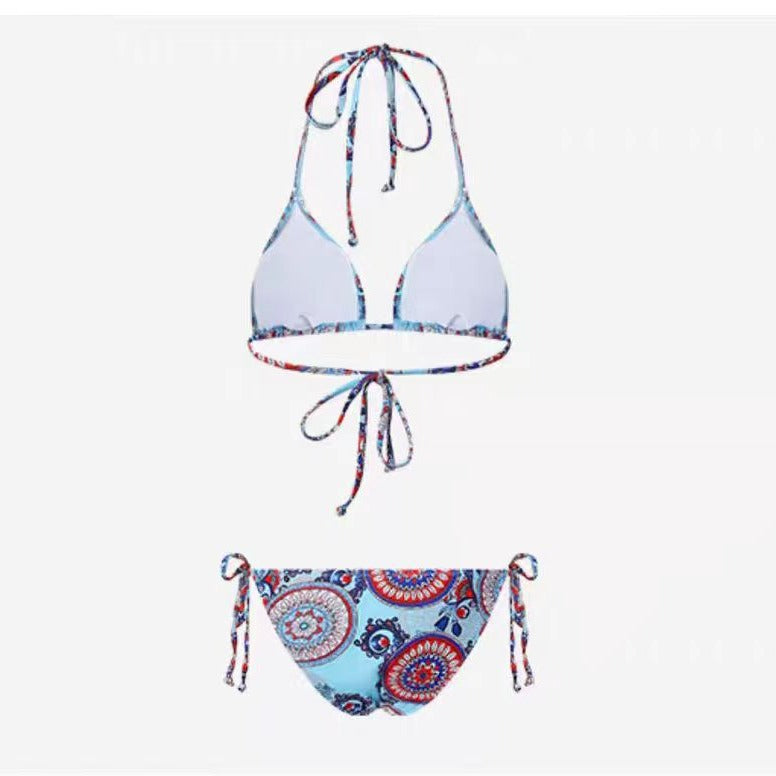 Damen Triangel-Bikini mit verspieltem Mandala-Muster Echo Archiv