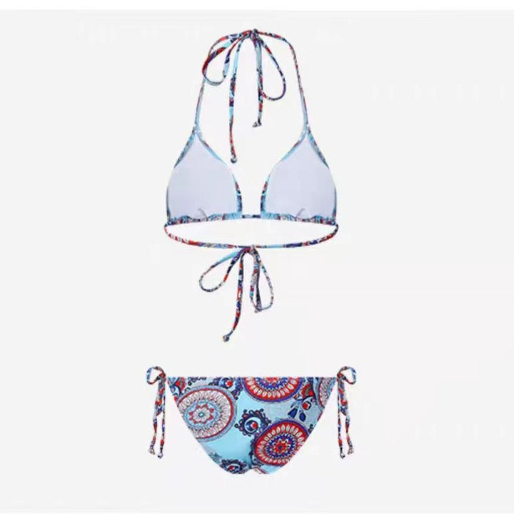 Damen Triangel-Bikini mit verspieltem Mandala-Muster Echo Archiv