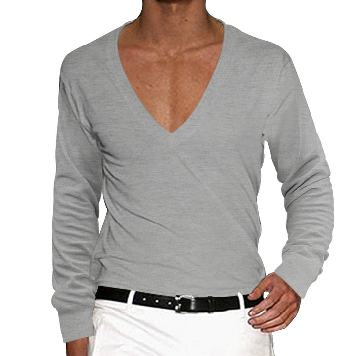 Herren V-Ausschnitt Pullover Echoarchiv