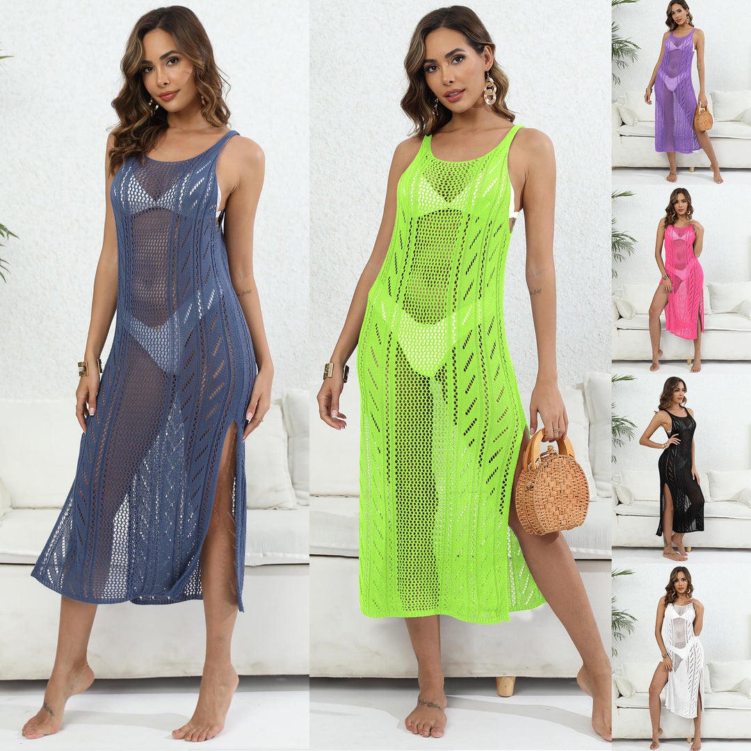Damen luftiger Mesh-Strandüberwurf Echo Archiv