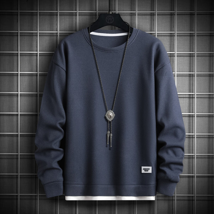 Herren lässiger Sweatshirt mit strukturiertem Stoff und modernem Schnitt Echoarchiv