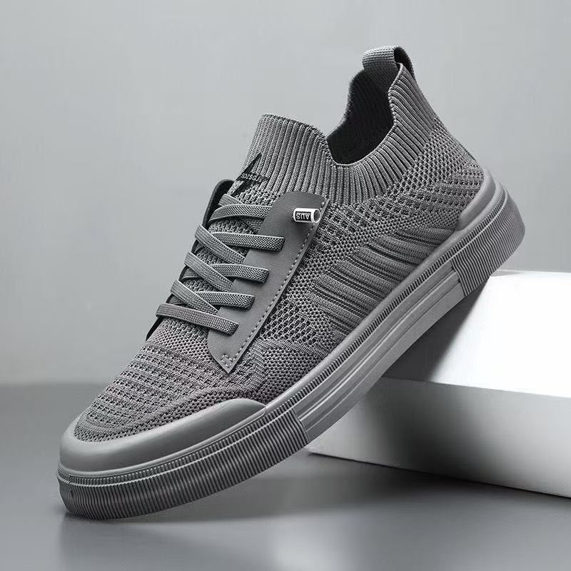 Herren Leichter gestrickter Low-Top-Sneaker mit sockenhaftem Schaft und elastischem Einstieg Echoarhiv