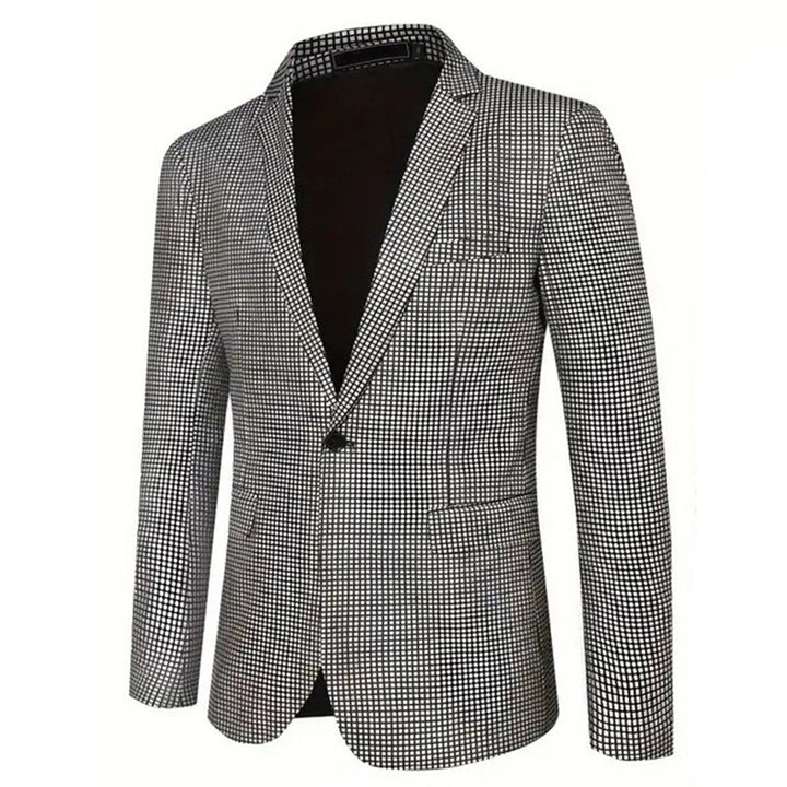 Herren glamouröser Paillettenblazer im eleganten Design Echoarchiv