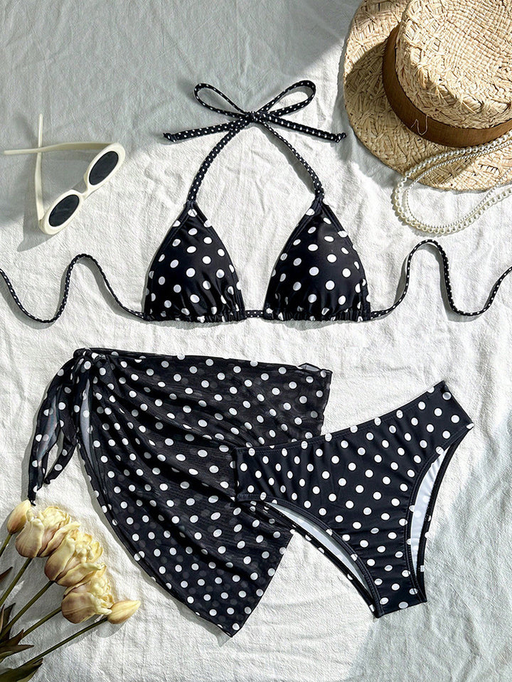 Damen Triangel-Bikini mit elegantem Wickelrock Echo Archiv