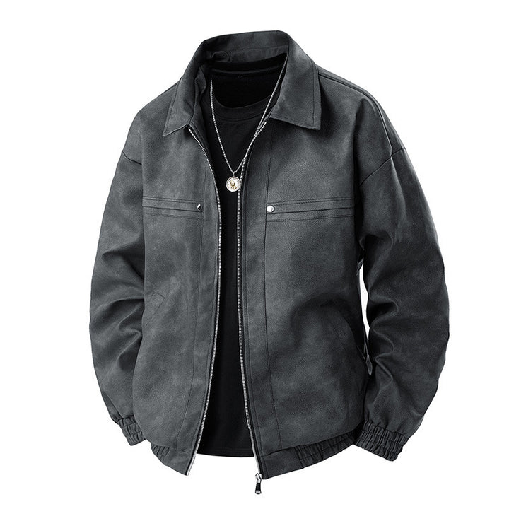 Herren Lässige Wildlederjacke Echo Archiv