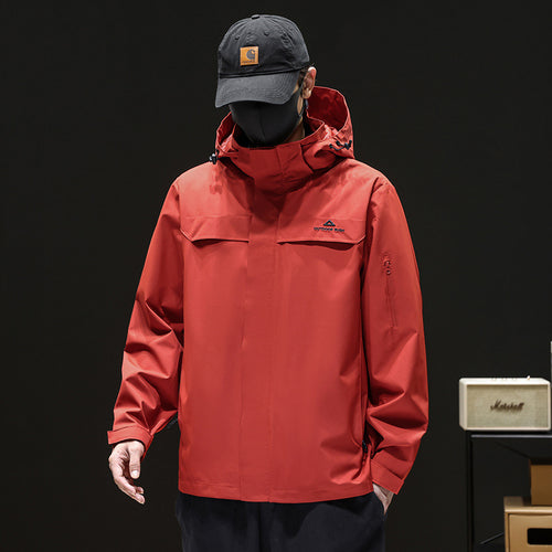 Herren Wasserdichte Outdoor-Jacke