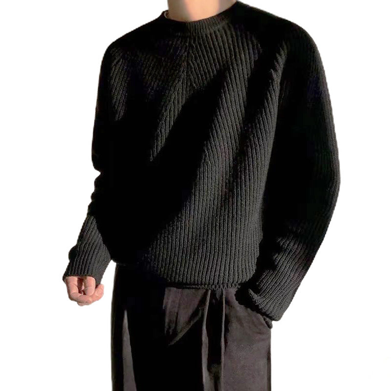 Herren Bequemer Grobstrickpullover Echo Archiv