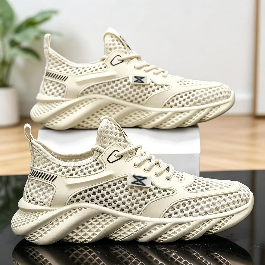 Damen Atmungsaktive Sport Sneakers Echoarchiv