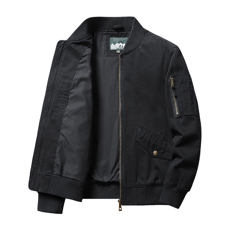 Herren Stilvolle Bomberjacke Echo Archiv